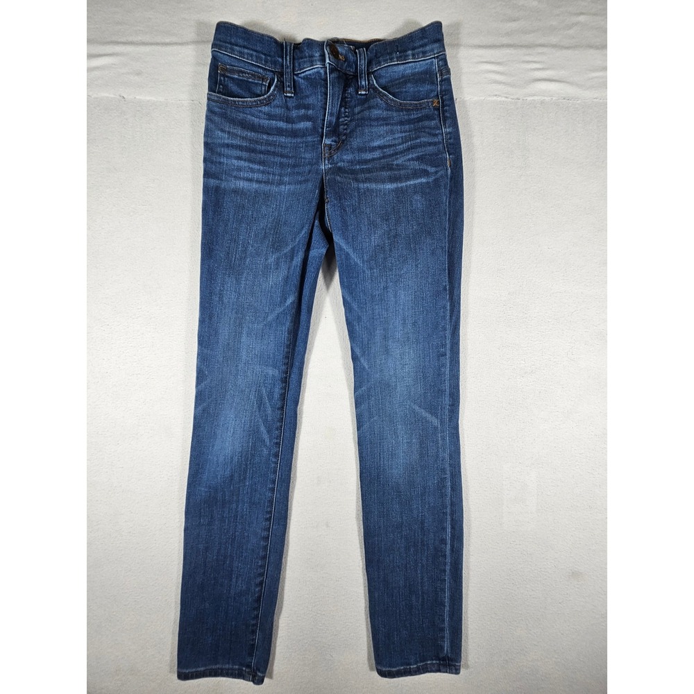 Madewell 9 High-Rise Skinny Jeans Dark Wash Denim Size 25 K8026 SP19